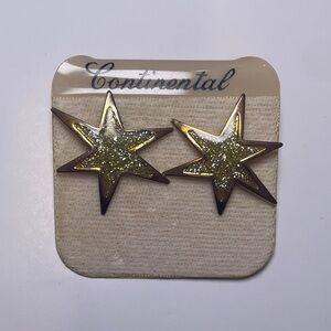 Gold Star Earrings